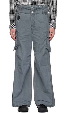 Black Hidden Luster Trousers