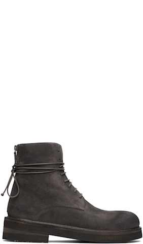 Brown Parrucca Lace Up Ankle Boots