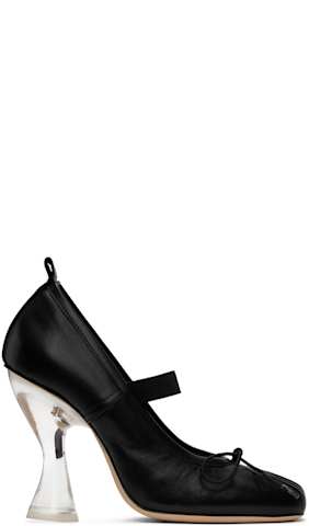 Pink Beaded Heart Heels