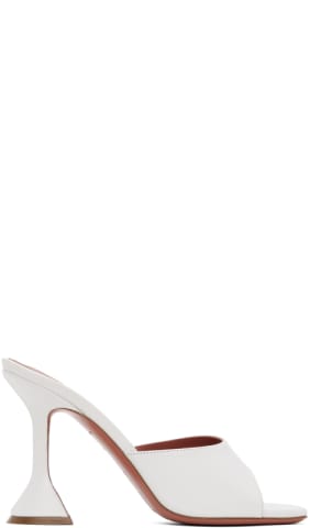 Green Lupita Slipper Heeled Sandals