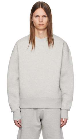 Off-White Cotton Ami de Coeur Patch Sweatshirt