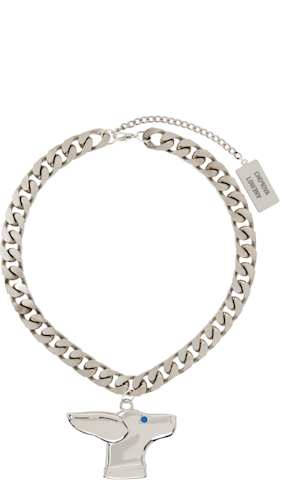 Silver Rockin' Horse Necklace