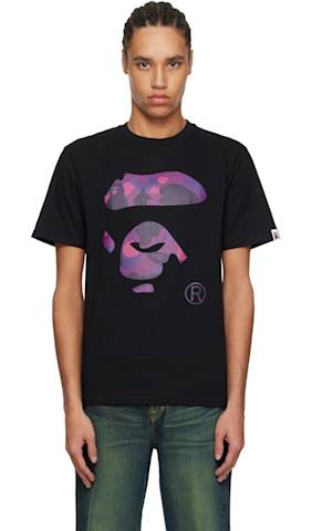 White Color Camo 'By Bathing Ape' T-shirt