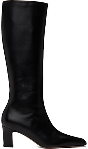 Black Vitello 85 Tall Boots