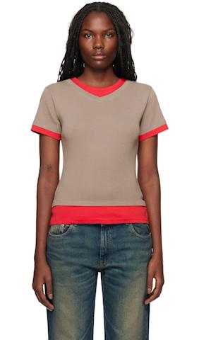 Gray & Taupe Sam T-shirt
