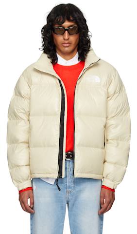 SSENSE Exclusive Khaki 1996 Retro Nuptse Down Jacket