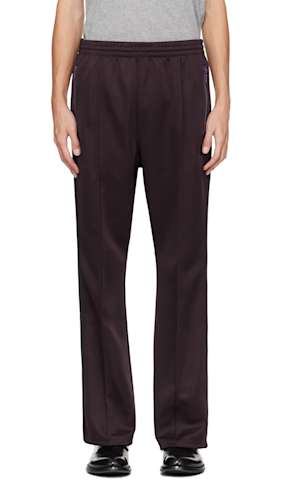 Purple Poly Smooth Track Pants