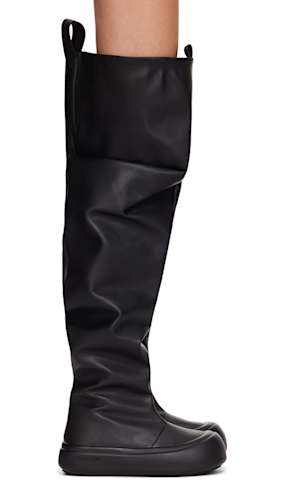 Black Very Puffy Snood