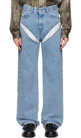 Blue Asymmetric Jeans