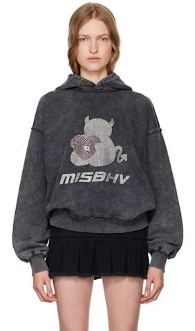 Black Star Teddy Hoodie