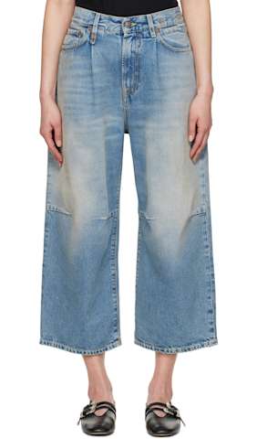 SSENSE Exclusive Gray Wayne Articulated Knee Jeans