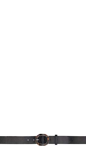 Black Leather Boyfriend Belt