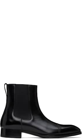 Brown Vegetable-Tanned Chelsea Boots