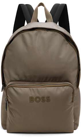 Navy Contrast Logo Backpack