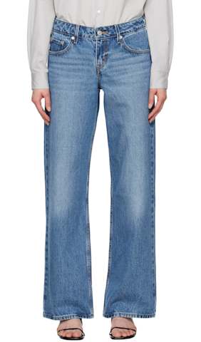 Blue Baggy Dad Jeans