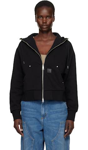 Gray American Script Hoodie