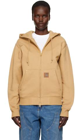 Gray American Script Hoodie