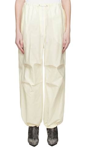 Beige Super Baggy Trousers