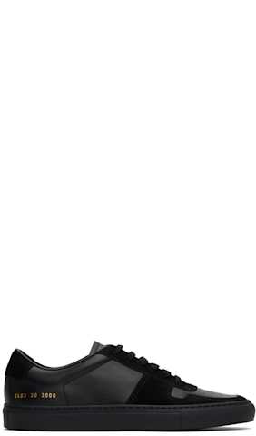 Black BBall Duo Slim Sneakers