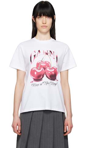 White Future Heavy Long Sleeve T-shirt