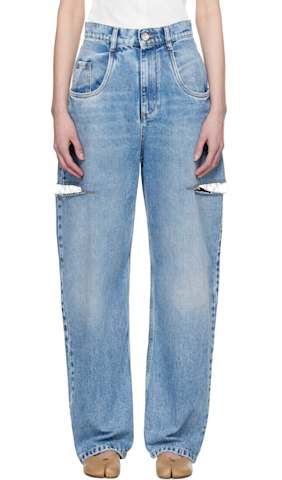Blue Slash Jeans