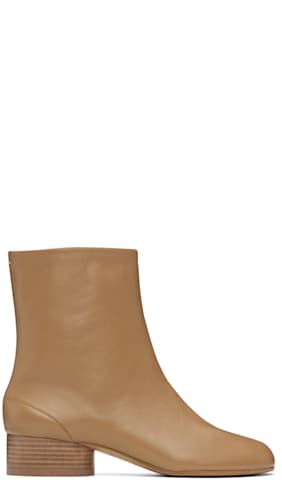 Silver Tabi Mirror Boots