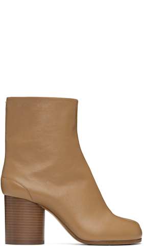 Tan Tabi Ankle Boots