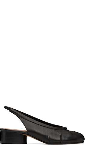 Off-White Tabi New Ballerina Slingback Heels