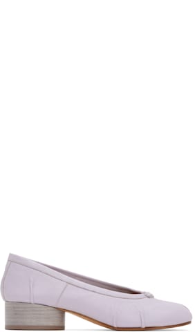 White Tabi New Ballerina Heels