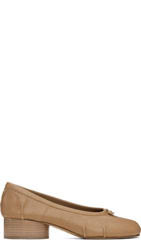 White Tabi New Ballerina Heels