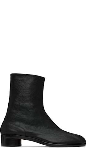 Brown Tabi Ankle Boots