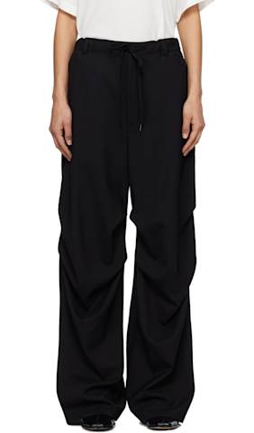 Black Wide-Leg Trousers