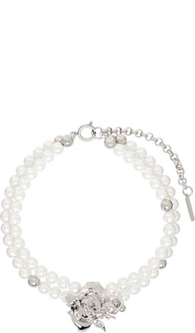 Silver Daisy Necklace