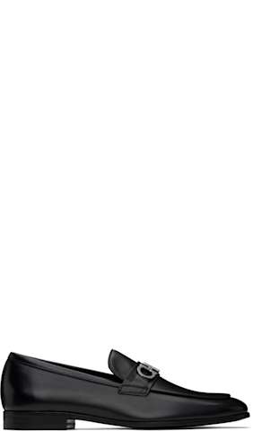 Black Calfskin Loafers