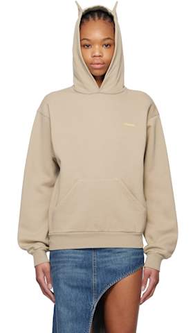 Black Alien Ears Hoodie