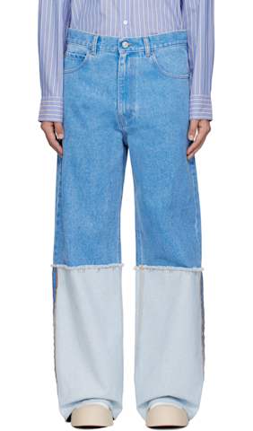 Blue Logo Patch Shirt