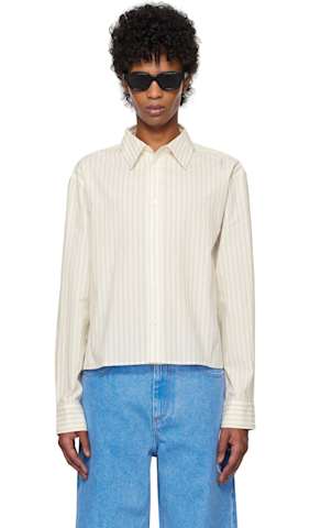 White Striped Shirt