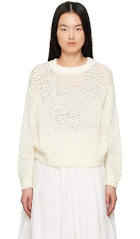 Off-White Rib Flare Sweater