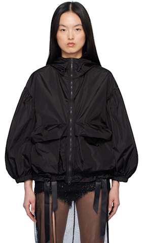 Pink Carnation Organza Cagoule Jacket