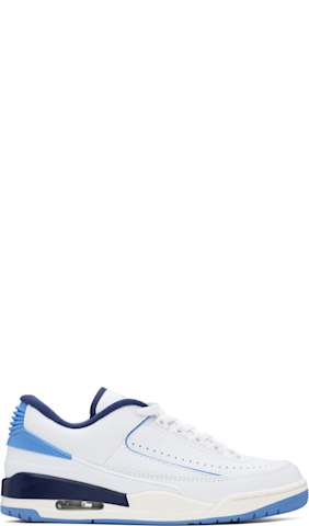 Blue & Black Air Jordan 1 Mid Sneakers
