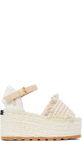 Tan Messer Wedge Sandals