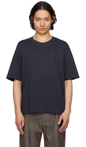 Navy Long Sleeves T-shirt