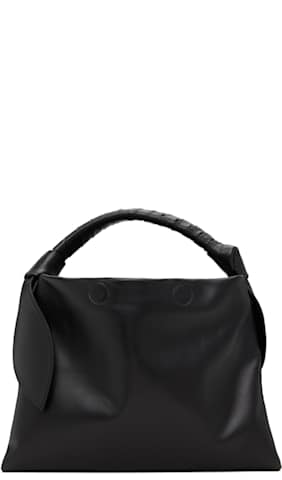 Black Big Leather Tote