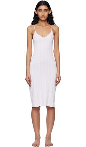 White 'The Cami Slip' Minidress