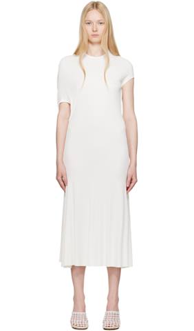 White La Croisière 'The Agave' Midi Dress