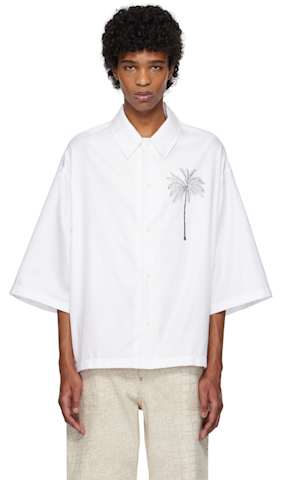 White & Black La Croisière 'The Aloe' Shirt