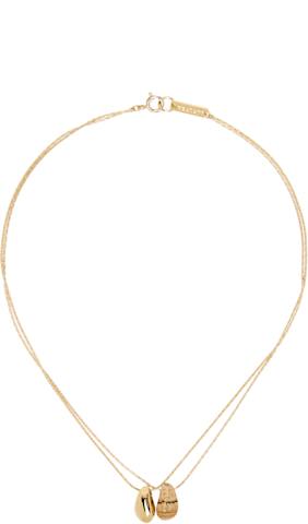 Gold 'The Chloé Shells Pendant' Necklace