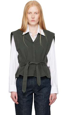 Off-White Chasuble Denim Vest