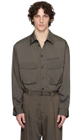 Black Double Pocket Shirt