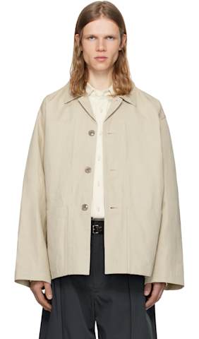 Tan Soft Technical Parka Jacket